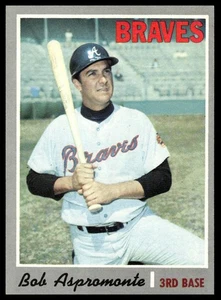 1970 Topps #529 Bob Aspromonte VG-EX SET BREAK SHARP - Picture 1 of 2