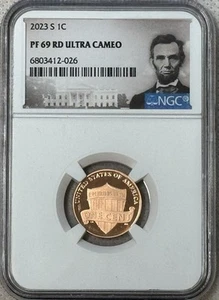 2023 S Lincoln Shield Cent NGC PF69 Ultra Cameo - San Francisco - Picture 1 of 2