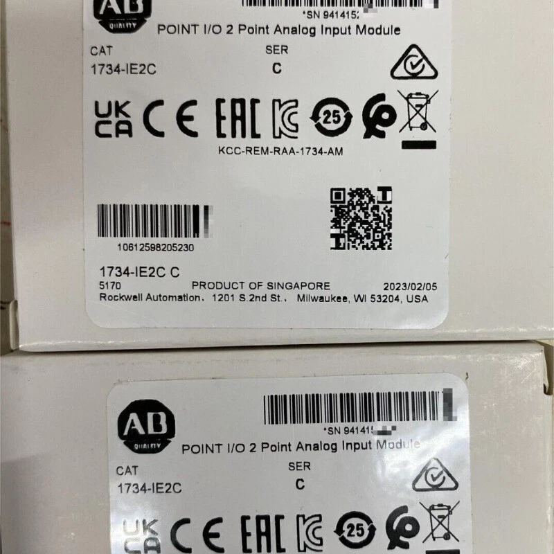 Allen-Bradley 1734-IE2C Point I/O 2 Point Analogique Entrée Module 24 Vdc 21 Ma