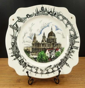 Vintage AJ Wilkinson Ltd Burslem England quadratischer Teller - Bild 1 von 9