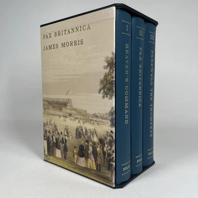 Pax Britannica 3 Volume Box Set Folio Society by Jan Morris Deluxe Hardcover - Image 1 of 4