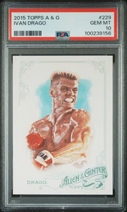 2015 Topps Allen & Ginter Ivan Drago Rocky #229 PSA 10 Gem Mint - Bild 1 von 2