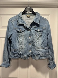 Giacca denim donna vintage Dream Star XXL con bottoni - Foto 1 di 3