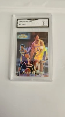 KOBE BRYANT TOPPS GOLD LABEL 1999 #22 CLASS 1 GMA 9 MINT - Image 1 of 2