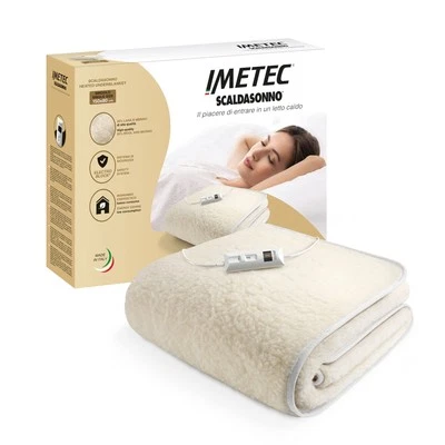 IMETEC Imtec Scaldasonno Premium Heizdecke, 60W, Weiß, mit Temperaturregelung