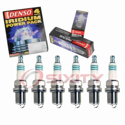 6 pc Denso Iridium Power Spark Plugs for 1995-1997 Jaguar XJR 4.0L L6 pz - Image 1 of 4