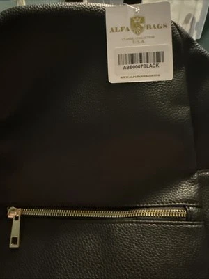 Alpha Bags, mochila negra Foto 1 de 3