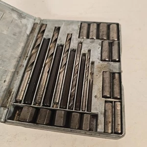 Ridgid Lone Rip Screw Extractors Set No. 10 Original Metal Case See Photos - Picture 1 of 12