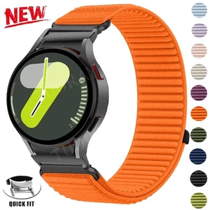 Nylon Armband für Samsung Galaxy Watch 7/6/5/4 40/44mm 4 & 6 Classic 42/43/47mm - Bild 1 von 30