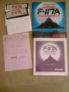 F-117A Stealth Fighter 2.0 Micro Prosa Simulation Classic Series Gioco per PC Big Box - Foto 1 di 7