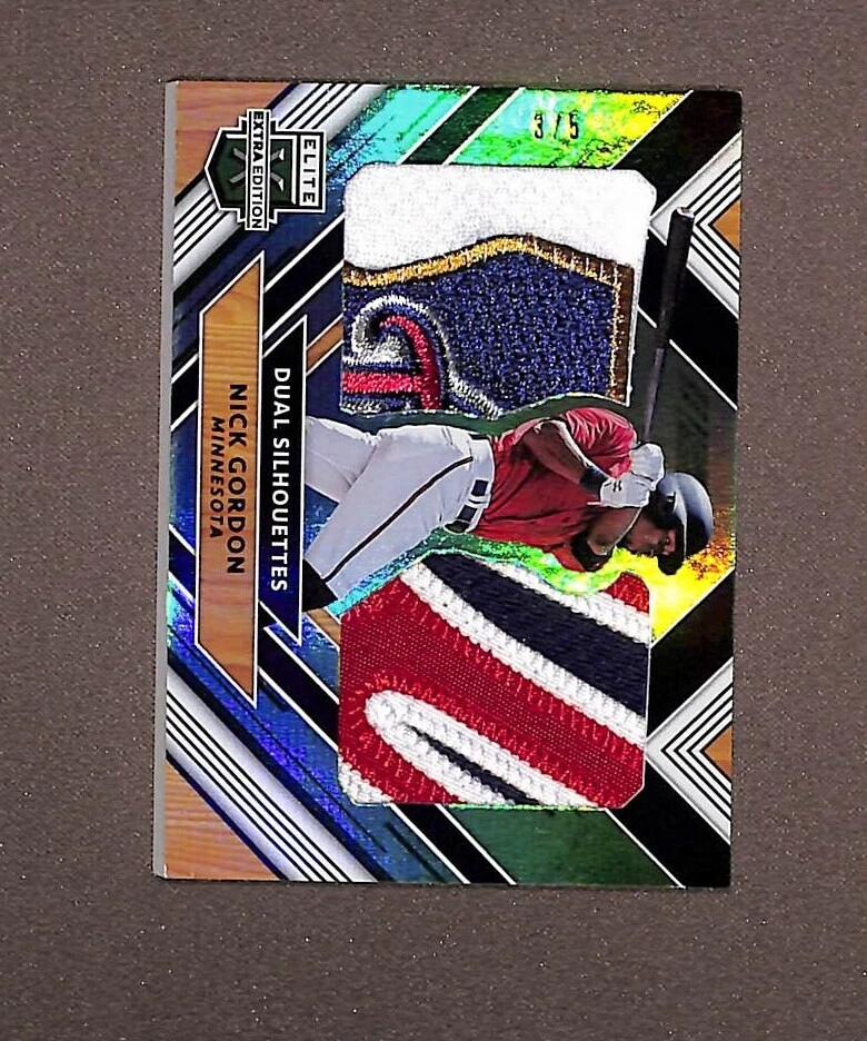 2018 Panini Elite Extra Edition Dual Silhouettes #DS-NG Nick Gordon /5 - Image 1 of 3