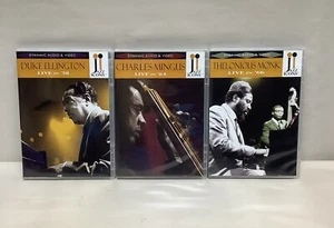 Jazz Icons DVDs - Duke Ellington ‘58, Charles Mingus ‘64, Thelonious Monk ‘66 - Picture 1 of 4