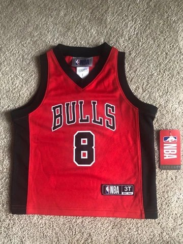 NBA Chicago Bulls Zach Lavine Jersey #8 NBA TODDLER SIZE 3T NWTS FREE SHIPPING Cover