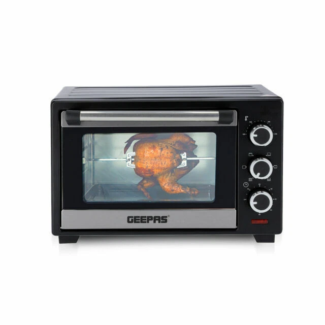 GEEPAS GO34044UK 19L 1280W Mini Toaster Oven - Black