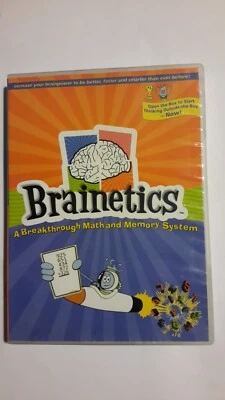 Brainetics, um sistema inovador de matemática e memória conjunto de 5 discos 2008, novo - Imagem 1 de 4