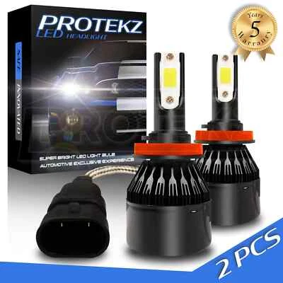 Kit de faros LED Protekz Low Beam H7 6000K bombillas para VOLKSWAGEN GOLF 2003-2016 Foto 1 de 4