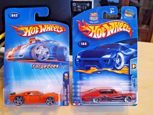 Hot Wheels 2 Car Lot 1967 Dodge Charger #144 & 1971 Dodge Charger #42,  - Bild 1 von 2