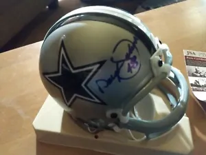 daryl johnston autographed Dallas Cowboys Mini Helmet. JSA Cert - Picture 1 of 2