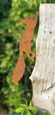 Edelrost Eichhörnchen Figur Garten Rost - Bild 1 von 2
