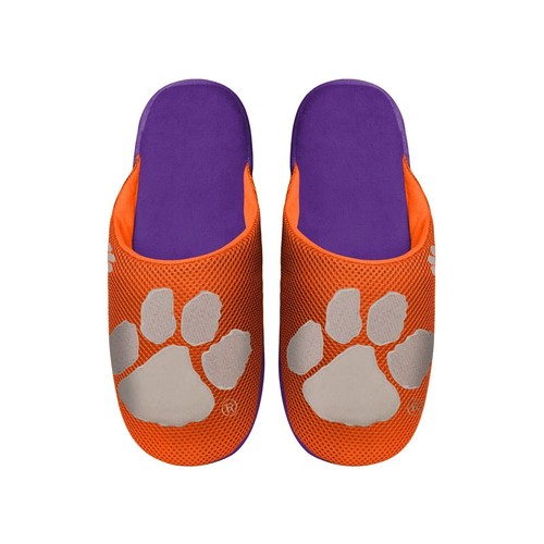Clemson Tigers NCAA Men's Big Logo Mesh Slide on Slipper Officially ...
