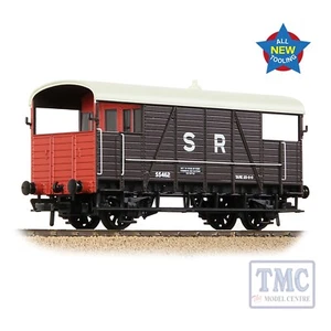 38-916 Bachmann OO Gauge SE&CR 25T 'Dance Hall' Brake Van SR Brown - Picture 1 of 1