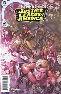 Convergence Justice League of America '15 2 cubierta entrecruzada en estado bastante bueno S3 - Imagen 1 de 1