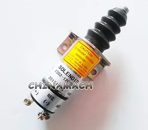 New Stop Solenoid 12 Volts For Perkins 4.108 4.165 6.354 Engine Boat Express - Bild 1 von 3