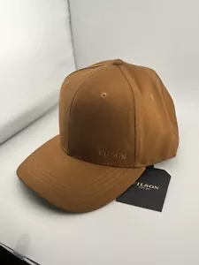 FILSON DRY TIN CLOTH LOGGER CAP WHISKEY OS NWT - Picture 1 of 5