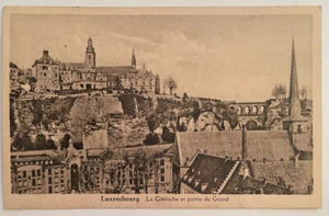 1910s Litho Luxembourg City Luxembourg churches railway bridge postcard - Picture 1 of 3