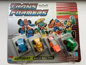 Transformers G1 1990 MONSTER TRUCKS PATROL MOSC micromaster hasbro mb - Picture 1 of 7