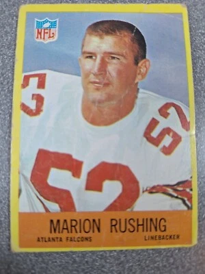 1967 Philadelphia - #9 Marion Rushing (RC) b633 - Image 1 of 2
