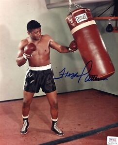 Floyd Patterson Light Heavyweight Boxer Signed Glossy 8x10 Photo PSA/DNA Auth.
