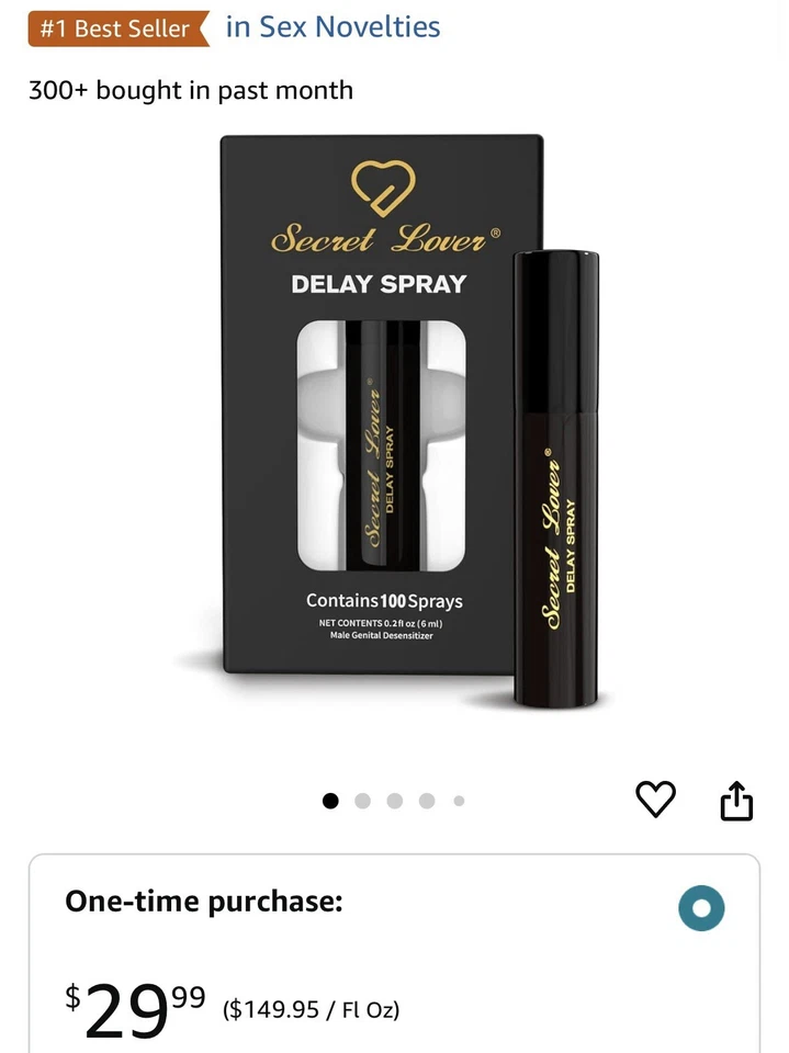 Spray retardante desensibilizante adormecedor para durar más tiempo no irritante y sin olor Foto 1 de 1