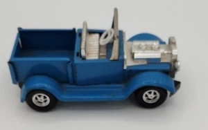 5" pressofuso vintage anni 70 topper blu jeep pickup camion metallo pressato auto Giappone - Foto 1 di 5