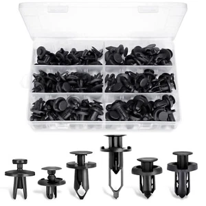 Tornillos De Plásticos Para Carros Autos Clips Remaches Plásticos102 Set Negro - Imagen 1 de 6