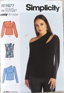 Simplicity R11677 Sewing Pattern Women's Blouse Size 4-12 - Picture 1 of 3