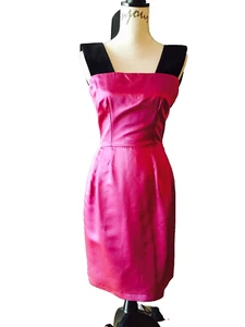 Dolce Gabana Plum Dress With Velvet Straps Size 38 - Picture 1 of 6