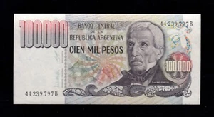 F.C. ARGENTINA ,  100.000 PESOS 1979-83 , S/C- ( AUNC ) , P.308b . - Bild 1 von 2