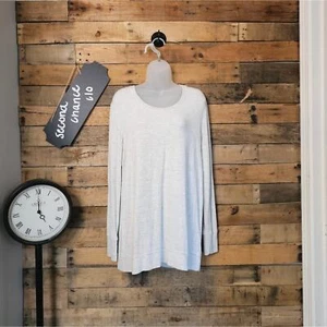 Athleta Mujer Gris Plata Manga Larga Espalda Abierta Sudadera Talla M - Imagen 1 de 15