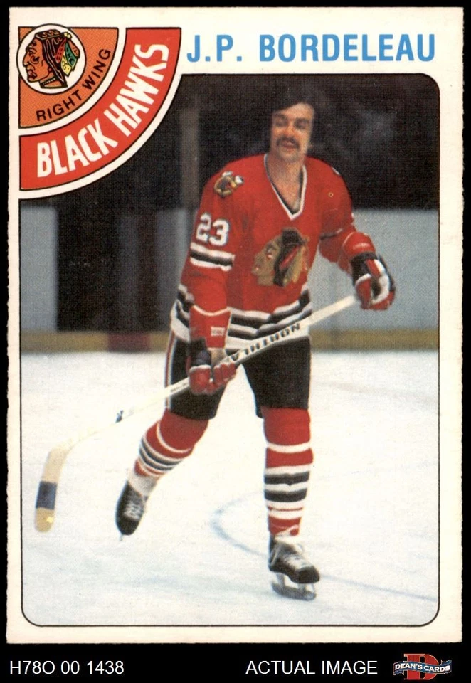 1978 O-Pee-Chee #101 J.P. Bordeleau Blackhawks 6 - EX/MT - Image 1 of 1