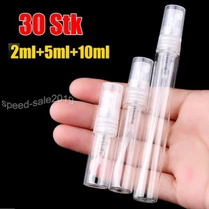 30 Stück Glas Sprühflasche Desinfektion Parfüm Flasche Zerstäuber 2ml/5ml/10ml - Bild 1 von 6