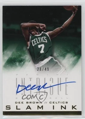 2013-14 Panini Intrigue Slam Ink /49 Dee Brown #49 Auto - Image 1 of 2