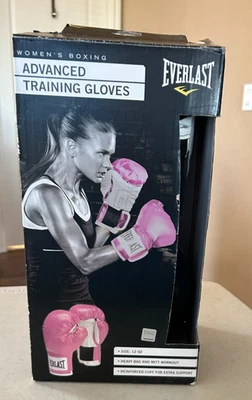 EVERLAST Women's Boxing Advanced Training Gloves, 12 OZ, BLACK - Image 1 of 4