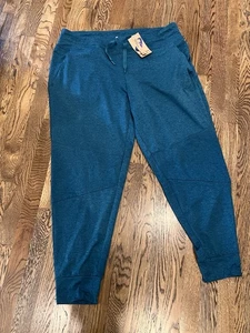 Asics Damen Hose türkis grünlich blau - 2XL Neu mit Etikett Regular Fit - Bild 1 von 5