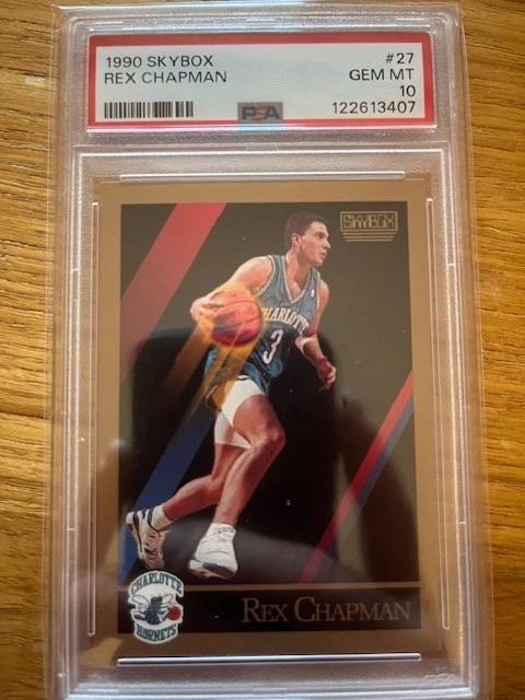 REX CHAPMAN HORNETS 1990 SKYBOX BALONCESTO RECIÉN LOSA #27 PSA 10 ¡¡COMO NUEVO!!! Foto 1 de 2