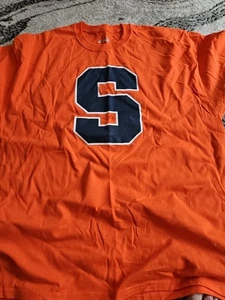 T-shirt arancione da uomo accattivante NCAA Syracuse Orange, taglia 2xl nuova senza etichette - Foto 1 di 3