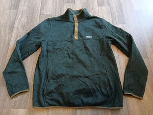 LL Bean Mens Fleece Pullover UK Size Large - Picture 1 of 7