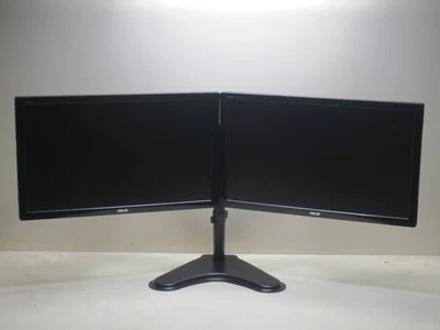 Asus VE247 24" LED LCD Dual Display Monitor 1080p Dual Stand, VE247H Grade A - Image 1 of 4