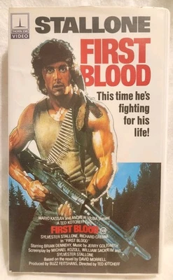 RAMBO: FIRST BLOOD (1982 VHS) Thorn EMI Video Sylvester Stallone - Image 1 of 4