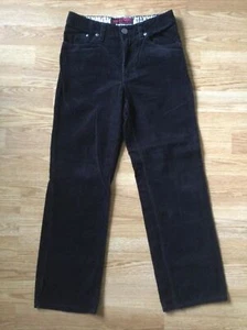 Tony Hawk  Jeans Black Corduroy Pants Boys 12  ( 25.5 Inseam ) Adjustable Waist - Picture 1 of 11